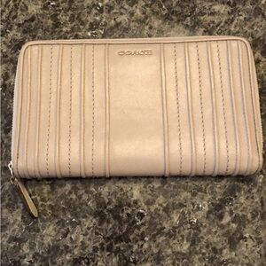COACH Continental Zip Around Wallet